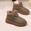 Plus Velvet Thickened Snow Boots Thick-soled To Increase Women's Cotton Shoes Waterproof Non-slip Women's Shoes