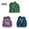 Garden Walkway Paver Reusable Rabbit Stepping Stone Mold Concrete Cement Casting Mold for DIY Silicone Form Decor Path Mould Outdoor Decoration