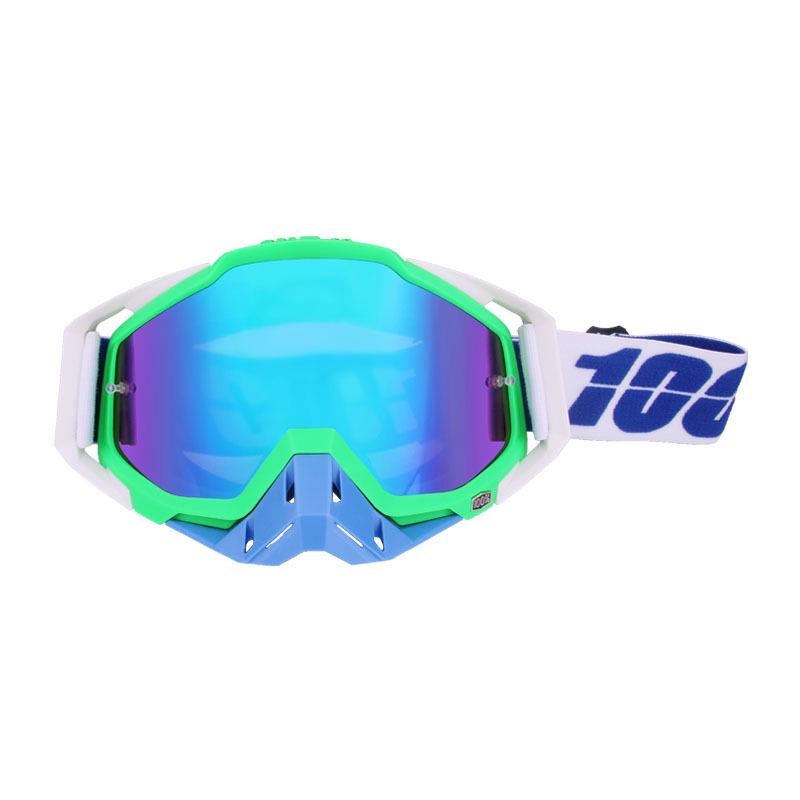 100 Off-Road Motorcycle Goggles with Nose Guard & Windshield Protection for Adults