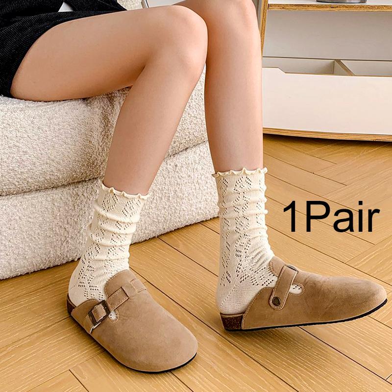 

1 пара полиэстеровых вязаных носков, антифрикционные, полые, до середины голени, многослойные, носки с защитой от запаха, повседневные, для отдыха, многоцветные