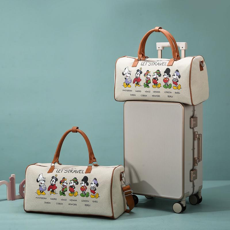 Geantă Canvas Sport & Călătorie Femei Capacitate Mare Desen Animat Coreean