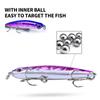 Lure False Bait 3.5g 5g 8g Simulated Bait Bent Mouth Sea Bass Through Kill Fish Bait with Blood Tank Hook Configuration