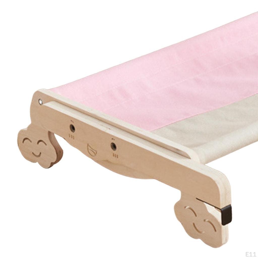 Cat Hammock Window Perch Adjustable Kitten Bed Steady Easily Install Multipurpose Wood Frame