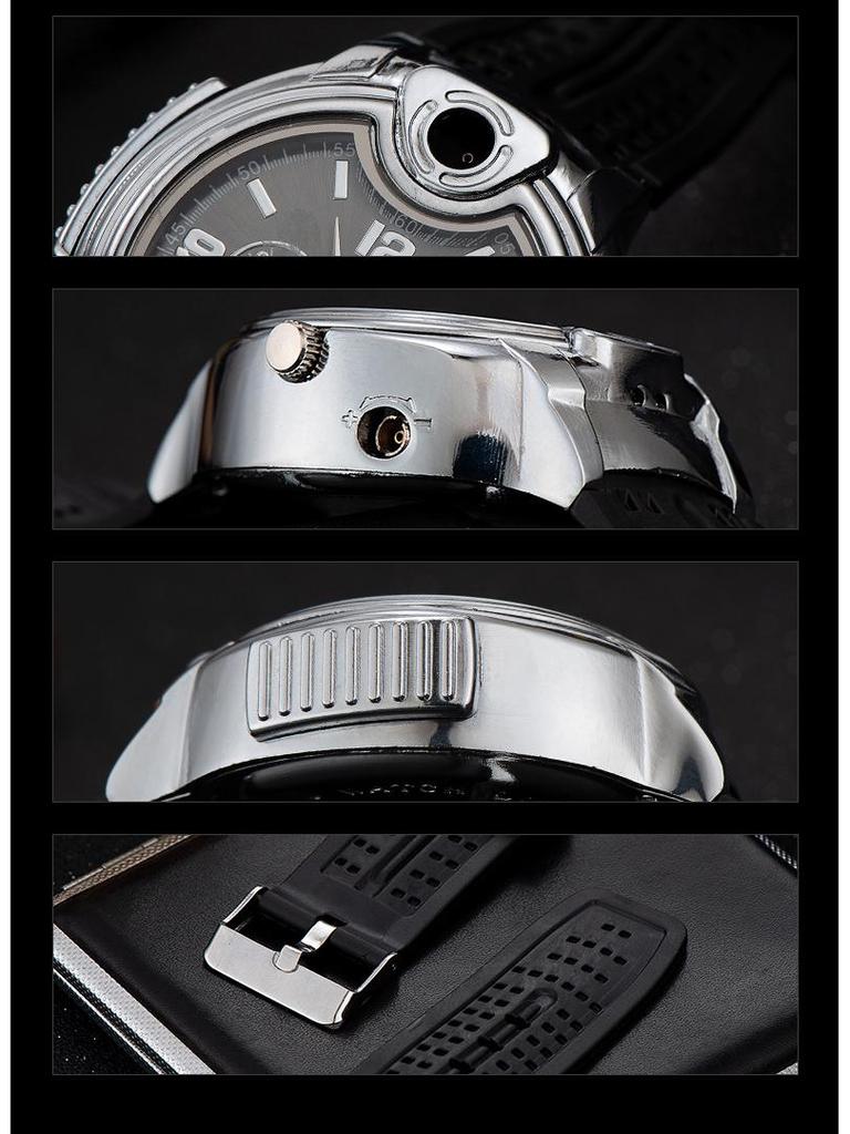 MZ805 Men's Sports Style Metal Lighter Watch - Unique Gift
