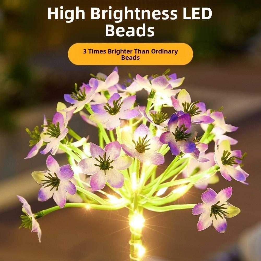 Waterproof Solar Hydrangea Flower Lamp Landscaping Landscape Light Villa Courtyard Landscape Court