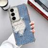 Retro Denim Pattern Soft Phone Case For Samsung A17 A27 A07 A37 A57 A16 A56 A15 A55 A14 A54 A13 A53 A26 A36 A25 A35 A24 A34 A23