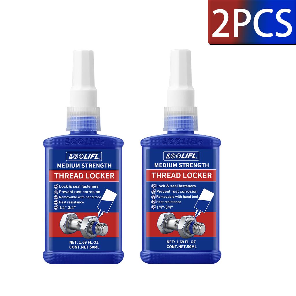 50ML 243 Blue Medium Strength Threadlockers,Universal Thread Adhesives,For All Metal Threaded Components,Removable Waterproof Thread Lock3