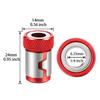 Portapunte Magnetiche per Avvitatore Anello Magnetico Magnetizzatore Forte Parte Rimovibile Anelli Magnetici per Viti Strumento Rimovibile Magnetizzatore Avvitatore