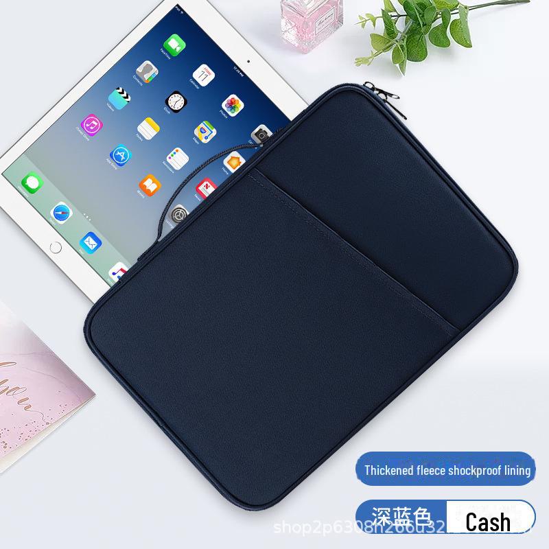 

Сумка для планшета и ноутбука 12,9 дюйма для iPad, Surface Go 2, Vivo Storage Bag 12.9-13 inch universal темно-синий