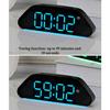 LED Digital Alarm Clock Temperature Week Date Display Timer Brightness Adjustment Electronic Table Clock with Ambient Light
