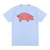 Animals Pig Floyds Fun Vintage Tshirt Comfortable Casual Retro YK Cotton Unisex T shirt New Tee Tshirt Womens Tops