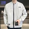 ROMON Men's Casual Stand-Collar Jacket