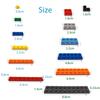 200pcs DIY Building Blocks Figure Bricks Ceramic Tile 2x2 Educational Creative Size Compatible With 3068 Toys for Children