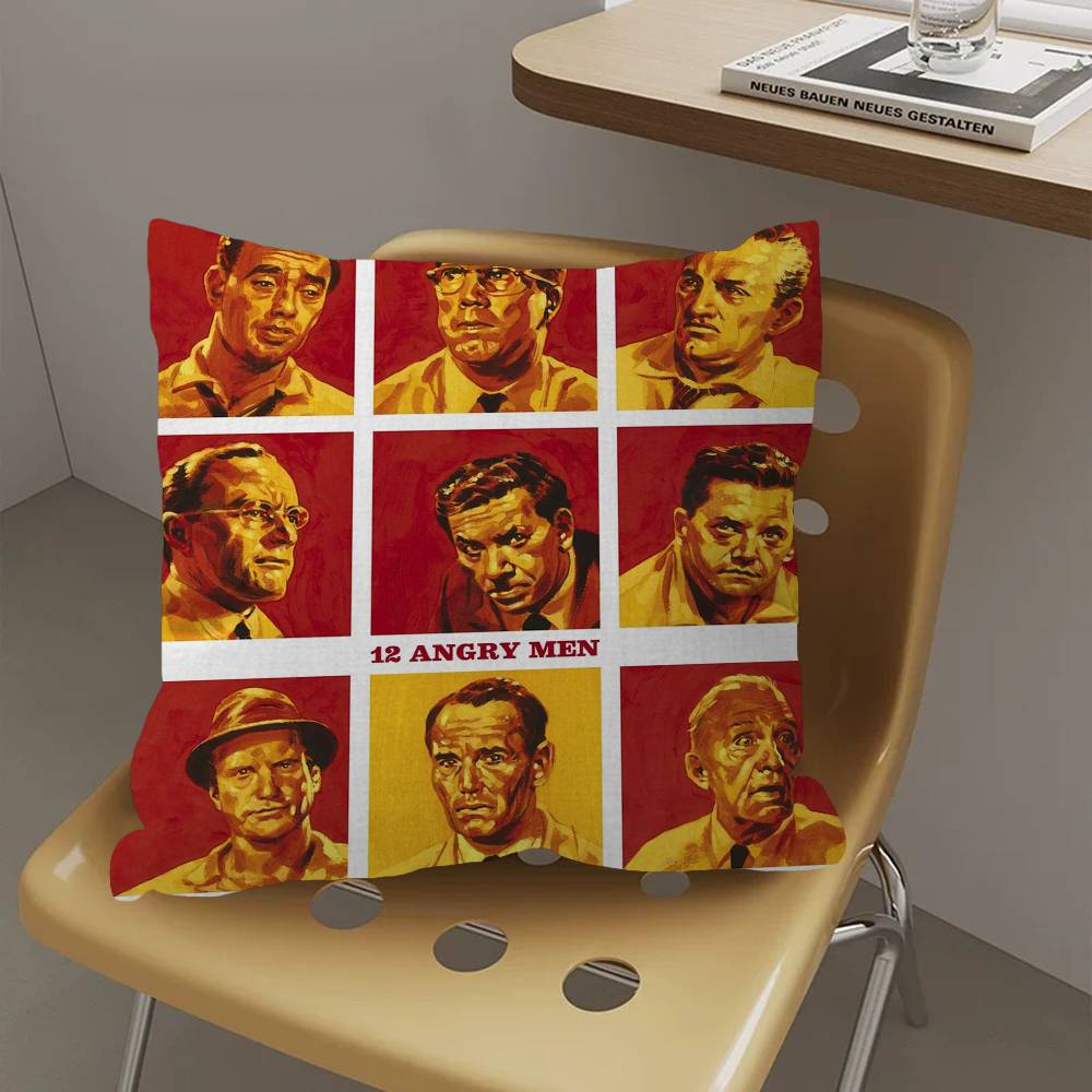 12 Angry Men Movie Stitch Lucky Dragon Pillow Cover Sofa Cushion Cover Home Room Decoration Children Gift