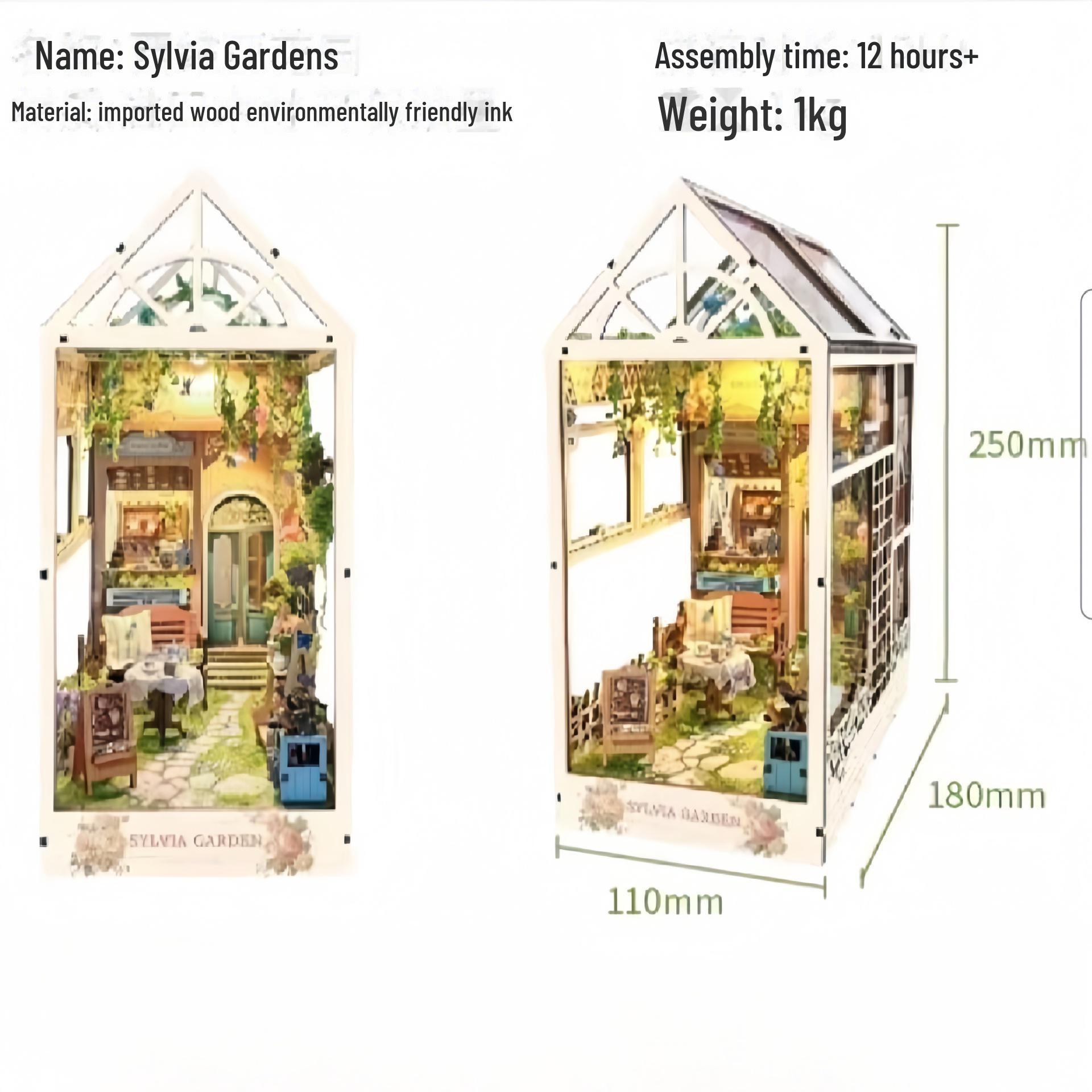 

Silvia Garden 3D Кит Космос DIY Подставка для книг Модель Орнамент Silvia Garden - Bilingual