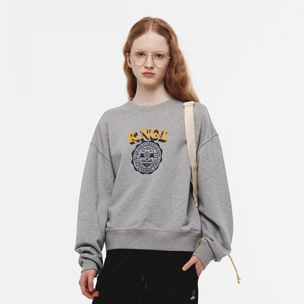 Kangol Women S overSized SweatShirt Melange Grey 1793 LA 5400₽