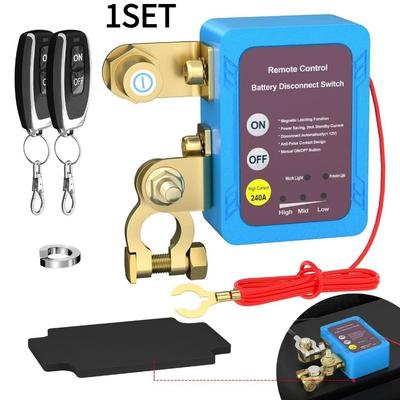 1SET Intelligenter Fernbedienungsauto-Batterie-AbschaltSchalter 12V24V Anti-Leckage Stromverlust Hochleistungs-Batterie-AbschaltSchalter