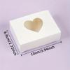 WTEMPO Birthday Wedding Love Shaped Clear Window Soap Boxes Foldable DIY Paper Gift Boxes Jewelry Dispaly Packaging Boxes Party Favor Boxes