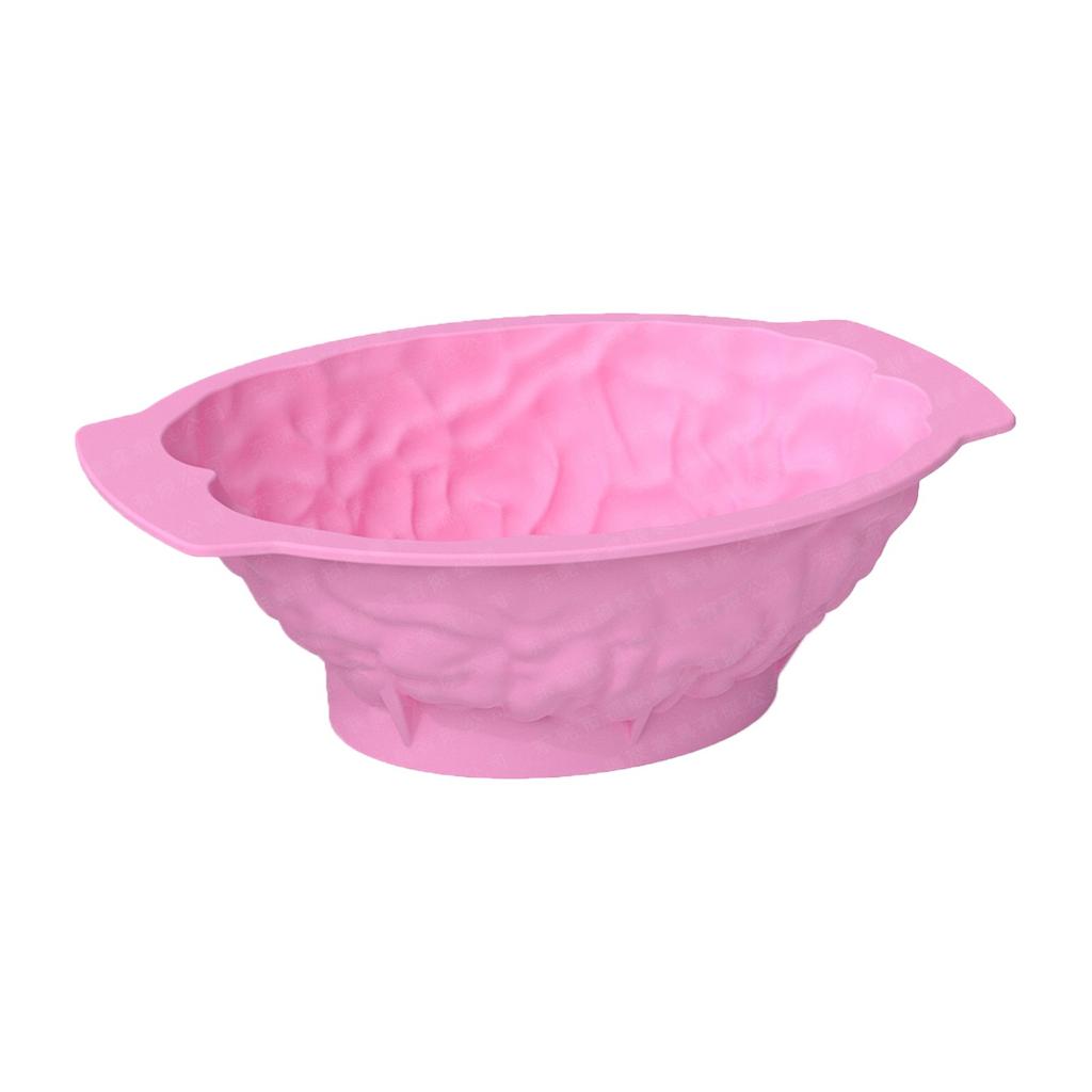 Silicone Brain Shape Mold For Diy Ice Cubes Puddings Chocolates Cakes Halloween Christmas Festival Party