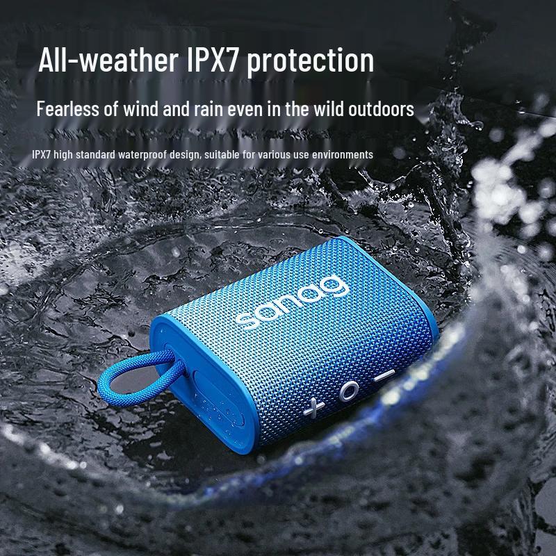 Saina M13SProMax Portable Bluetooth Speaker with Enhanced Bass CN plug (adapter included)