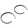 Graduation Cap Headband Insert Anti Fall Grad Cap Stabilizer Holder Compatible with Eyeglasses 2 Pack