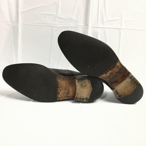 70s80s? Vintage Windsor Size 11 (29.0cm) Brown Full Brogue Wingtip Business Shoes Men's(USED)