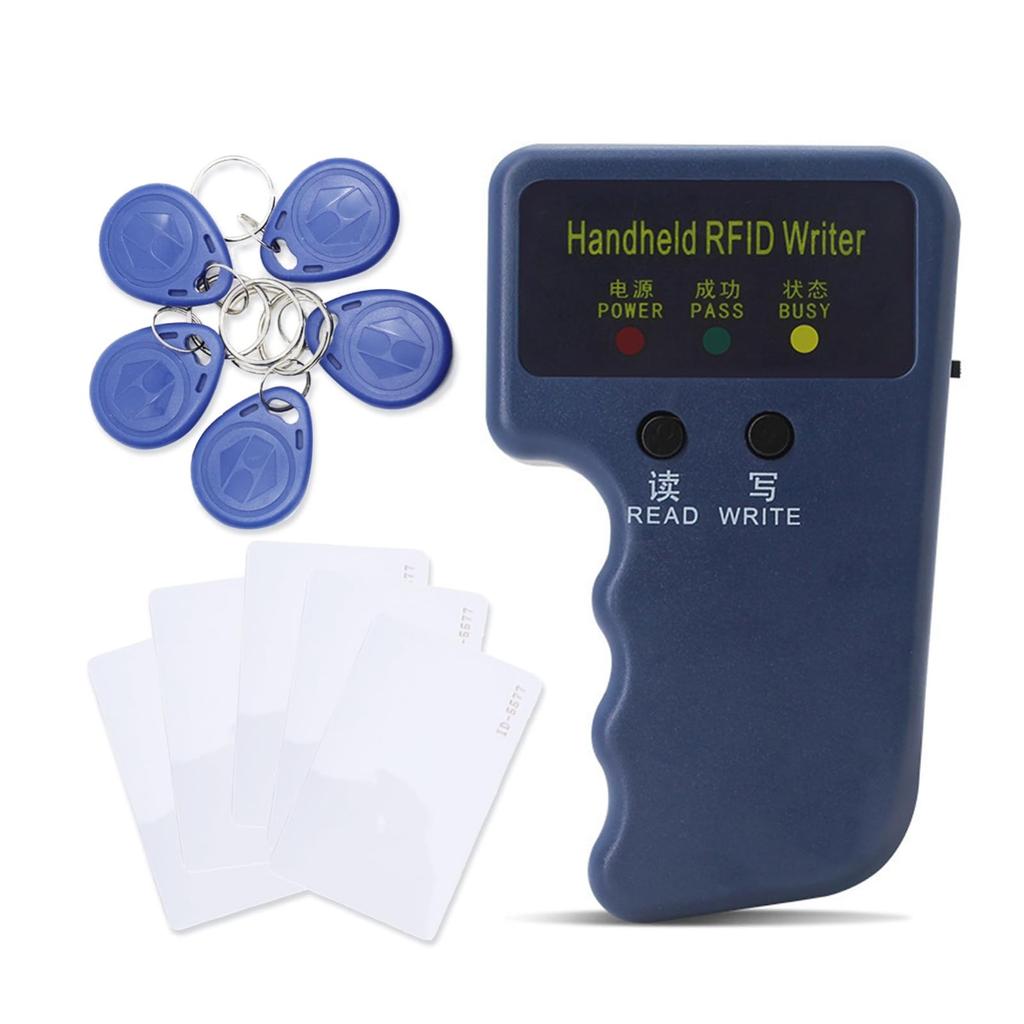 Reader Writer, Copier Cloner 125khz Reader Writer Card Duplicator With 6 Writable Tags And 6 Cards