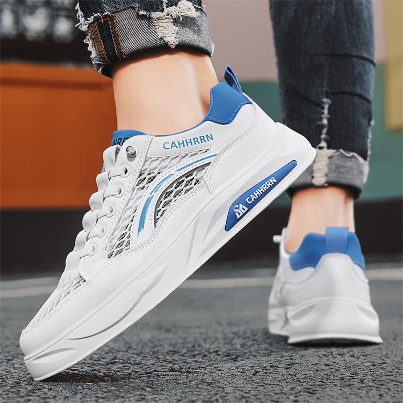 Big mesh shoes student board shoes men's casual little white shoes youth fashion versatile trend men's shoes summer 2025
