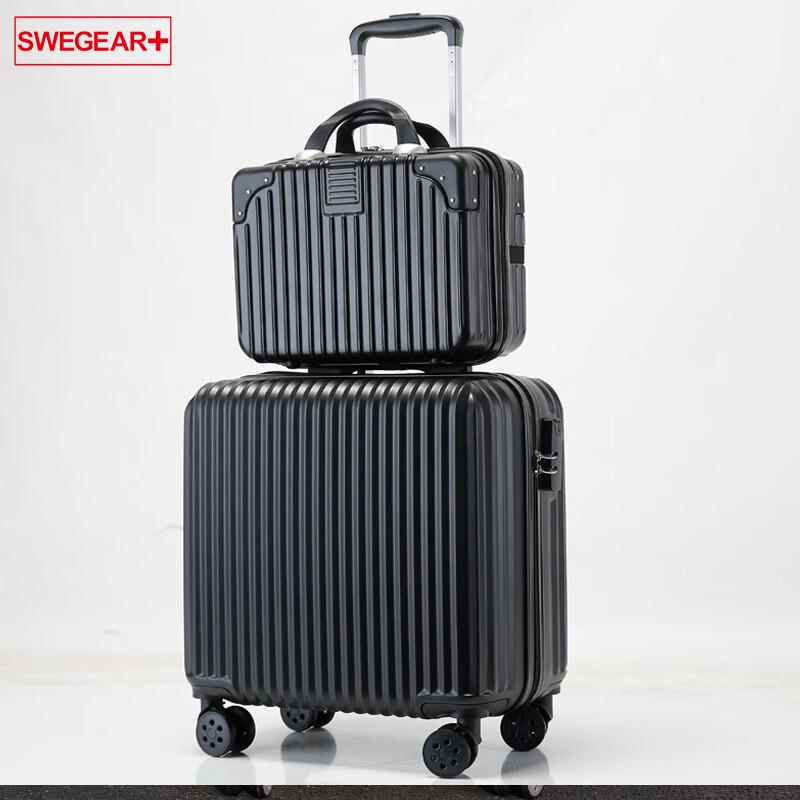 SWEGEAR+ Multifunction 18-inch Spinner Carry-on Luggage 18 inches