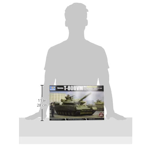 Trumpeter 1/35 scale Russian Navy Infantry T-80BVM Main Battle Tank Plastic Model Kit 09588