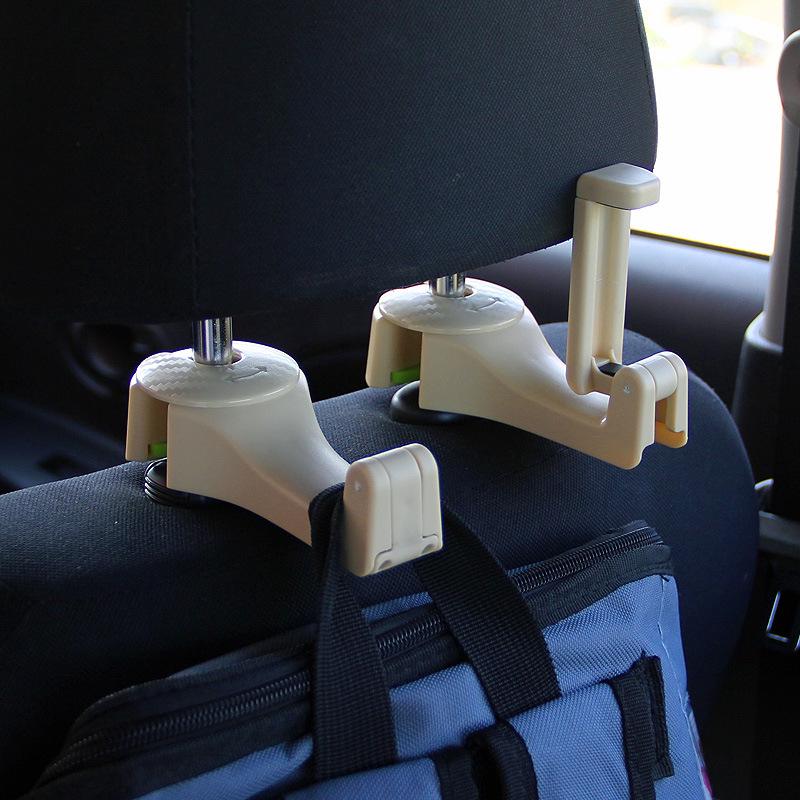 Hidden Car Seat Back Hook & Phone Holder: Multi-functional Interior Accessory