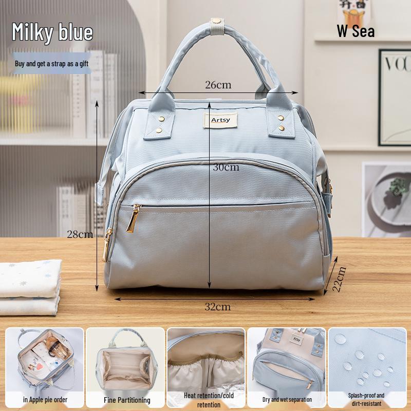 

Trendy Multi-Pocket Baby & Mom Backpack - Lightweight, Spacious, Water-Repellent Maternity Bag