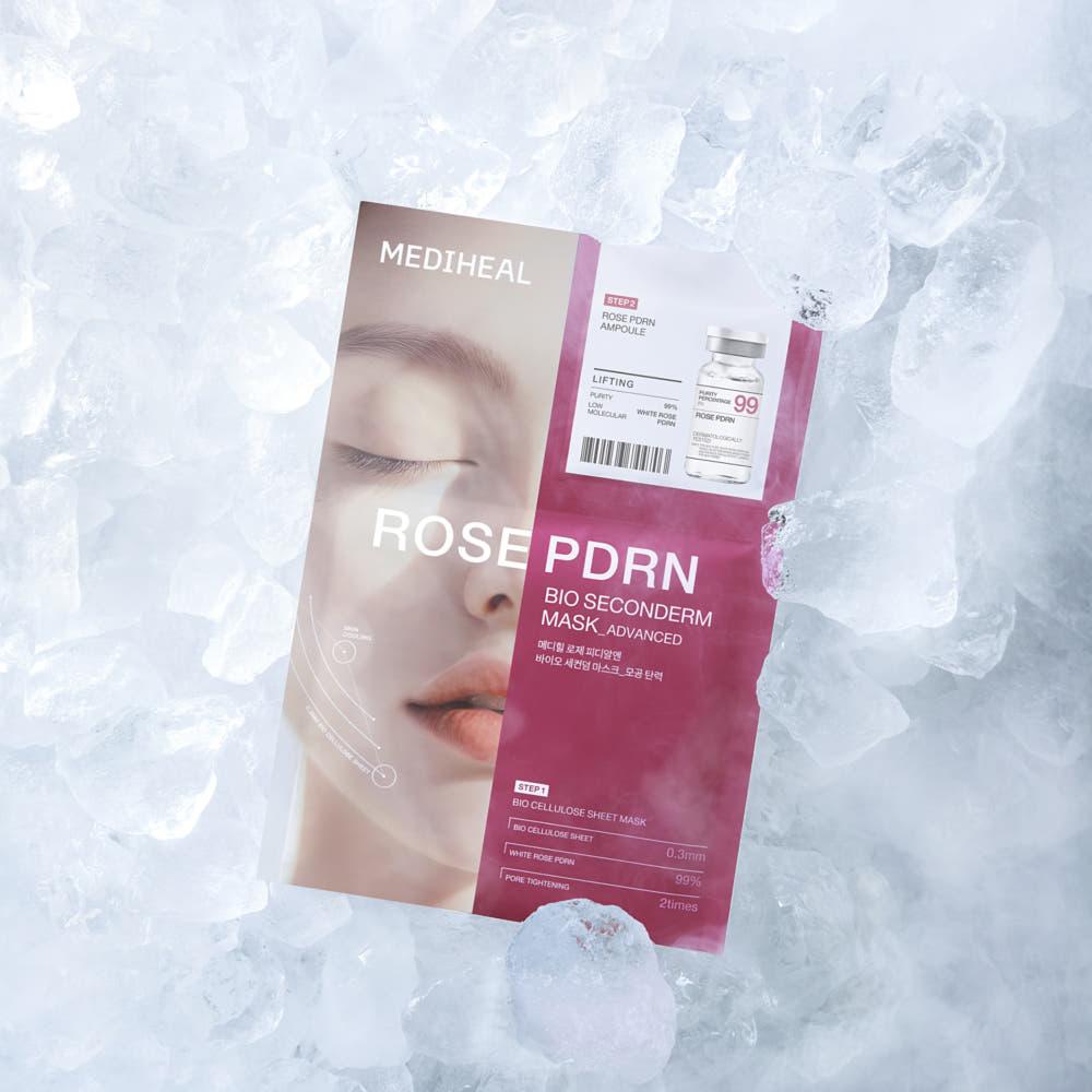 MEDIHEAL Bio Seconderm Mask Sheet Set 10 Sheets – Madecassoside / PDRN / Hyaluronate