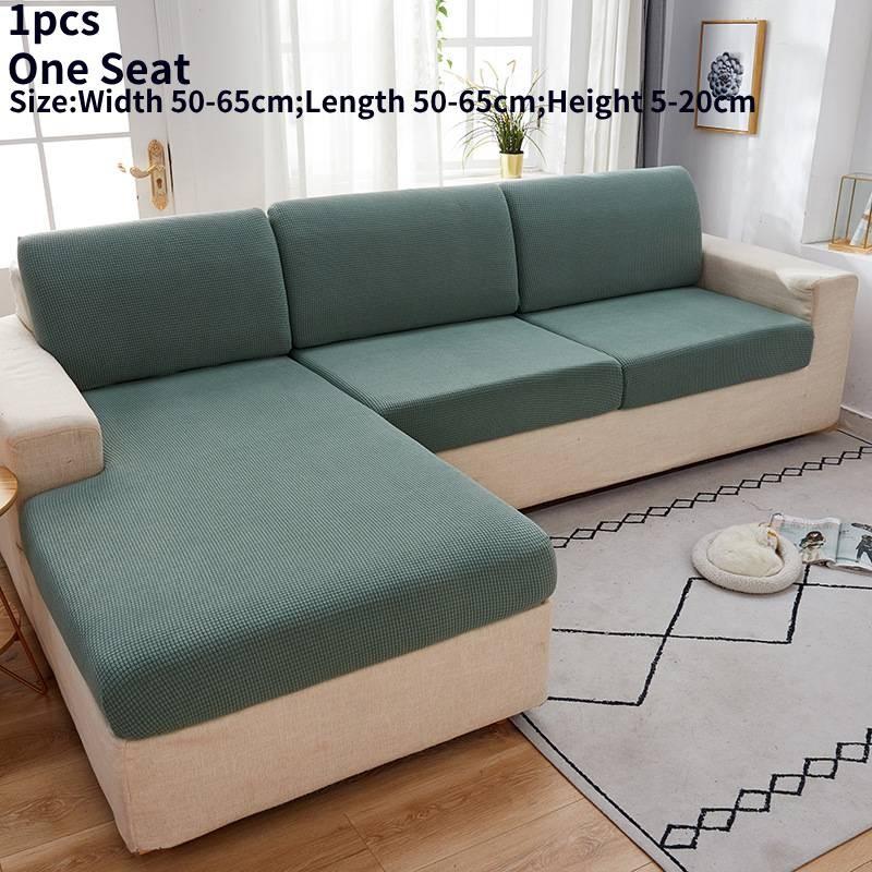 

Spandex Stretch Elastic Sofa Covers Slipcover Protector Settee Seater 1234 Green One Seat