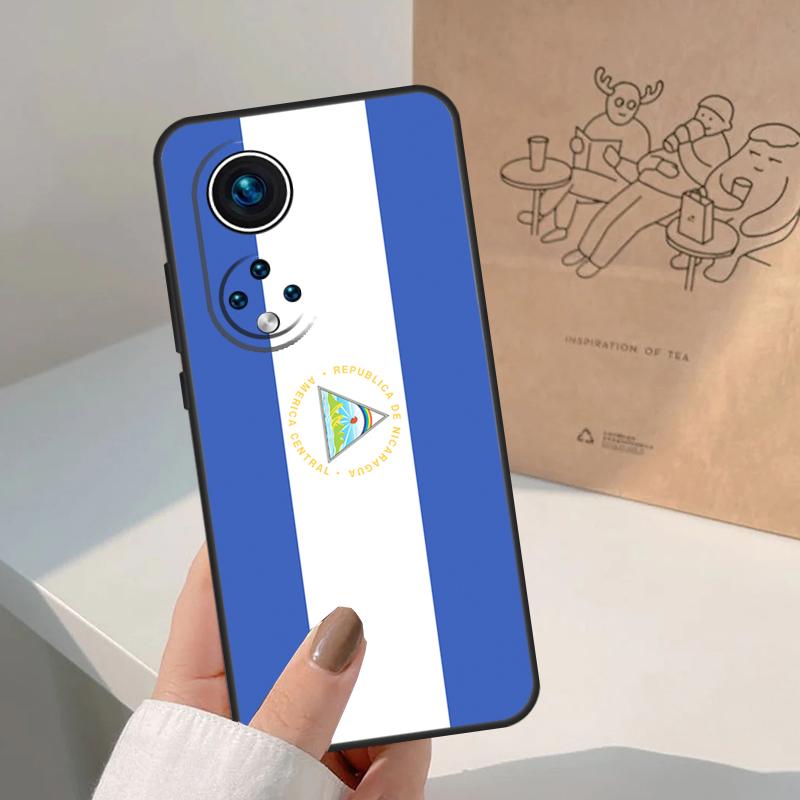Nicaragua Flag Case For Honor Magic 8 7 6 5 Pro Cover For Honor X9c X9b X9a X8a X8b 200 400 50 70 90 Lite