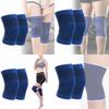 Comfortable Blue Knitted Knee Support For All Sports With Thermal Protection