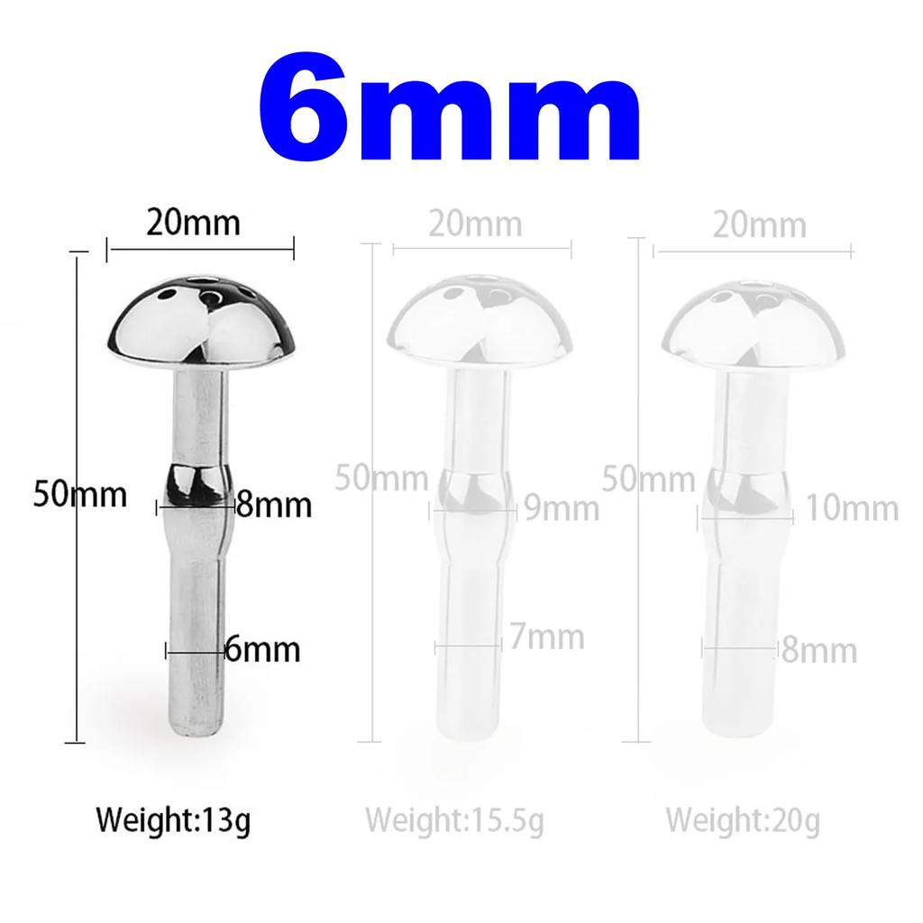 3 Size Shower Head Metal Urethral Catheter Male Urethral Dilator Hollow Penis Plug Stimulation Sounding Masturbator Sex Toys Men