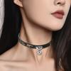Snake Leather Collar Bell Leather Collar Women'S Leather Sexy Luxury Fashion Neck Collar Jewelry Niche Luxury