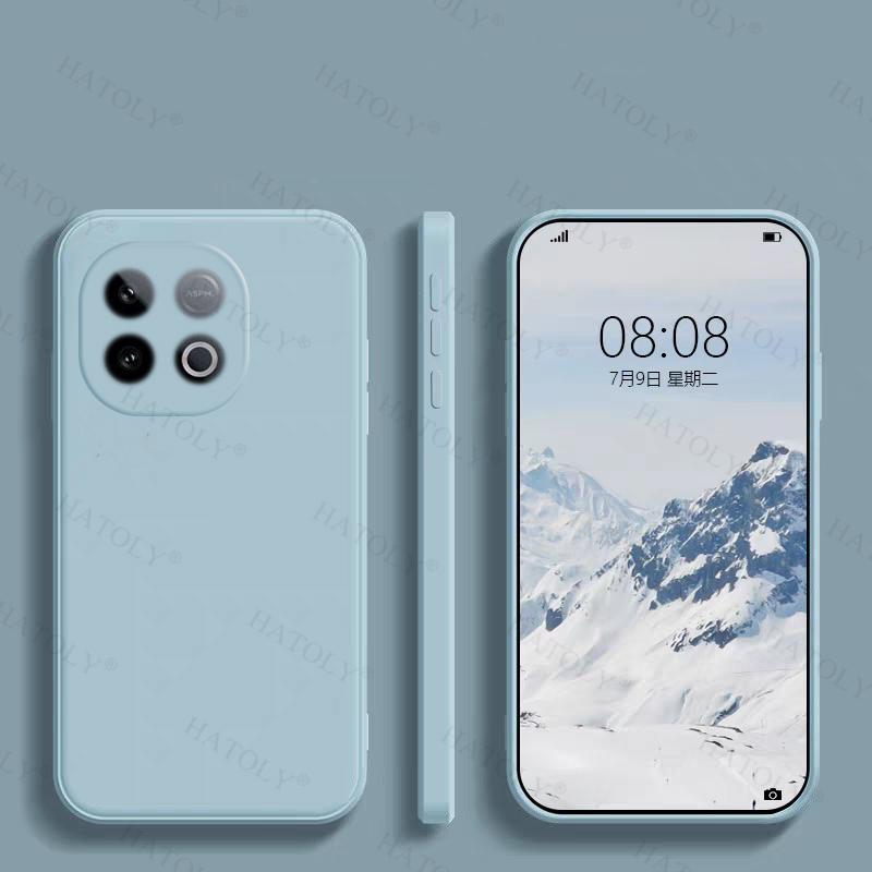 For Vivo iQOO Z10 Turbo Pro Case Vivo iQOO Z10 Turbo Liquid Silicone Candy Color Case For Vivo iQOO Z10 Turbo Pro Case