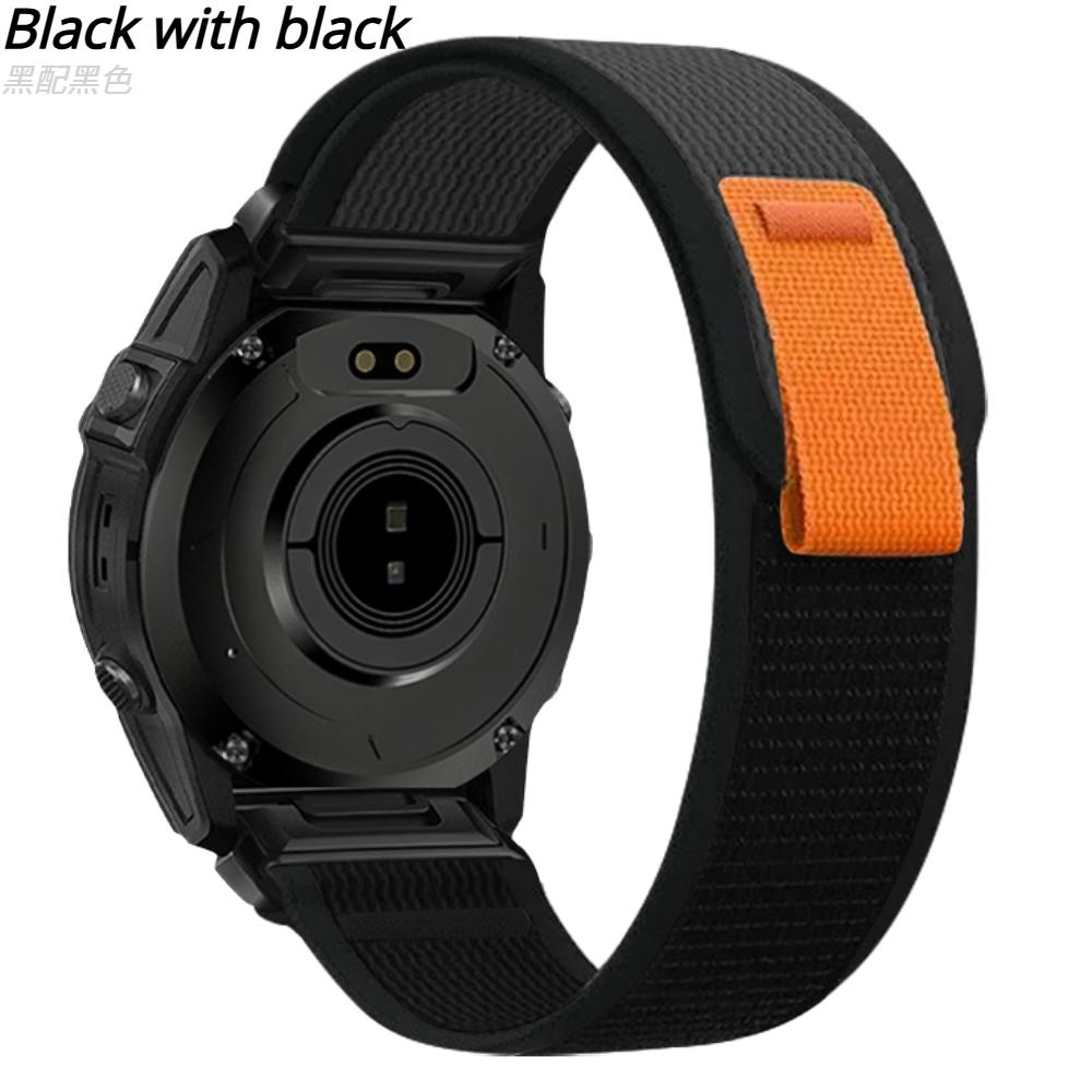 20mm 22mm 26mm Smyčka Nylonový Rychloupínací Řemínek pro Garmin Fenix 7X 7 Pro Fenix 6X 6 5X 5Plus Tactix 8 Forerunner 965 955 Enduro 2