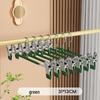 Stainless Steel Non-Slip Clip Hanger for Pants and Skirts - Traceless Plastic Dipped Storage Solution