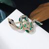 Animal Snake Brooch Pin With Electroplated Alloy Decorative Accessory For Men Women