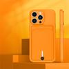 Push Card Slot Wallet Matte Silicone Phone Case For iPhone 16 14 15 Plus 13 12 17 Pro Max X XR XS 7 8 Shockproof Soft Back Cover