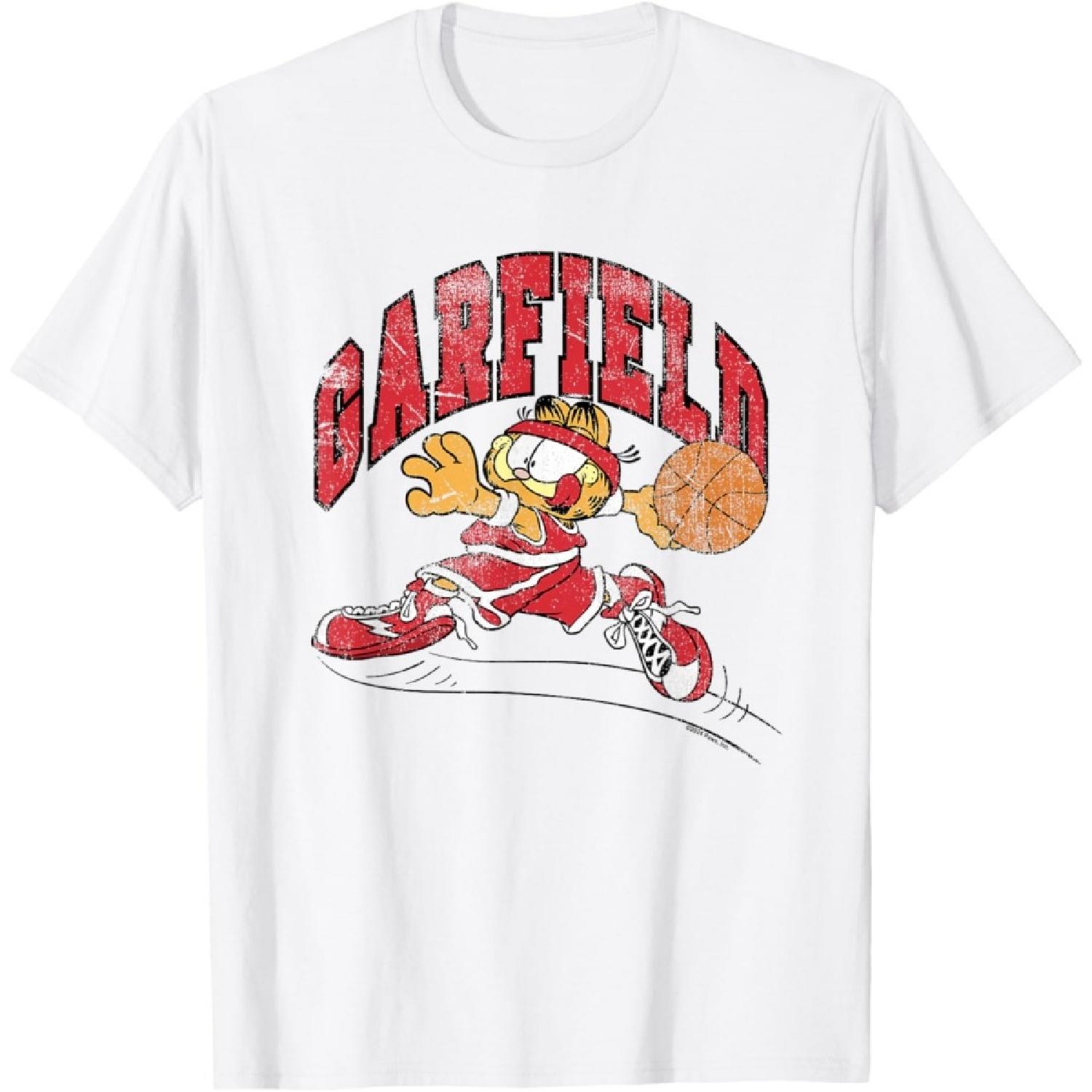 

Garfield Basketball T-Shirt XXXXXL білий