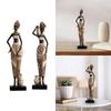 African Women Statue Shelf Living Room Housewarming African Art Sculpture