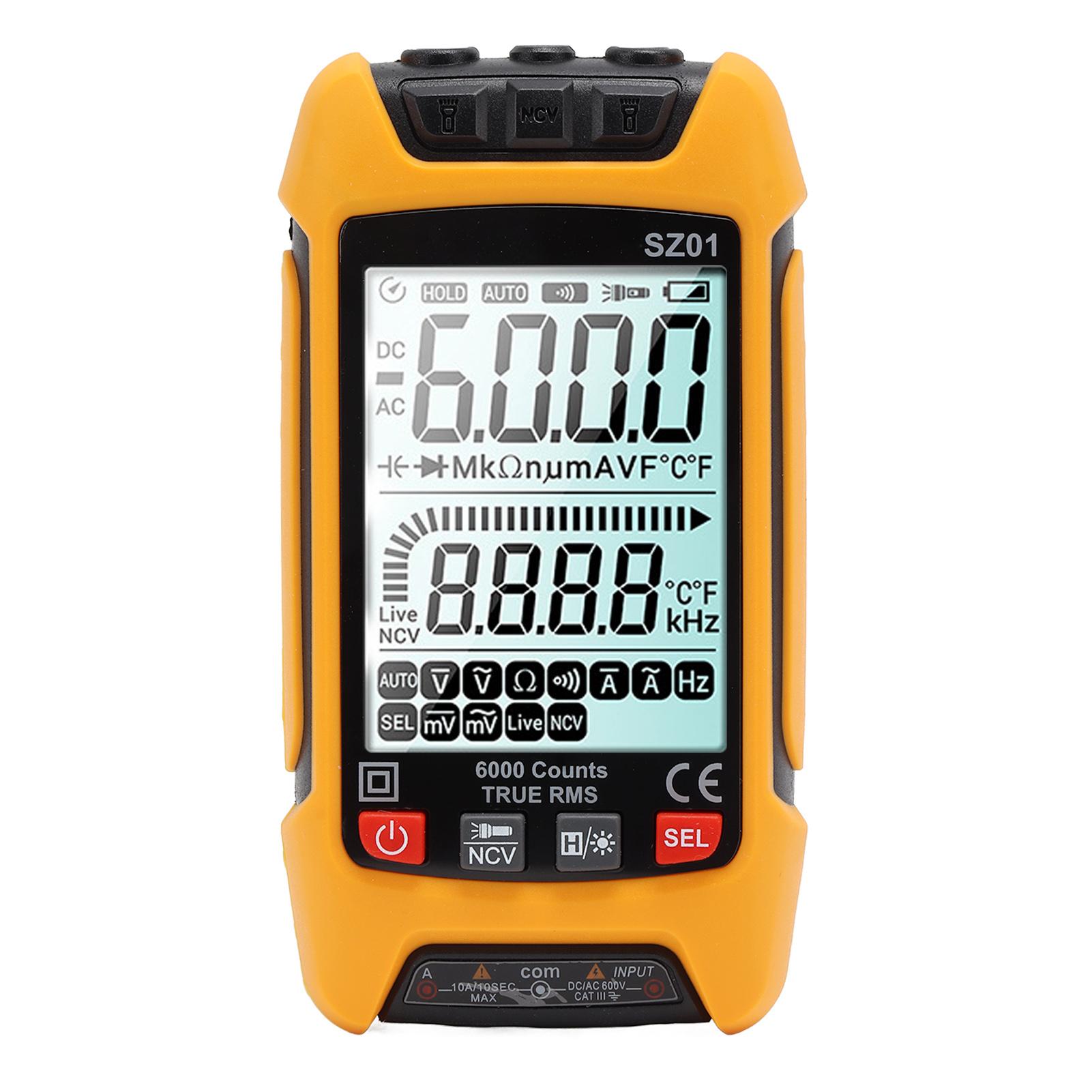 

Digital Multimeter Kit Intelligent Large Screen High Accuracy Automatic Fire Prevention Tester