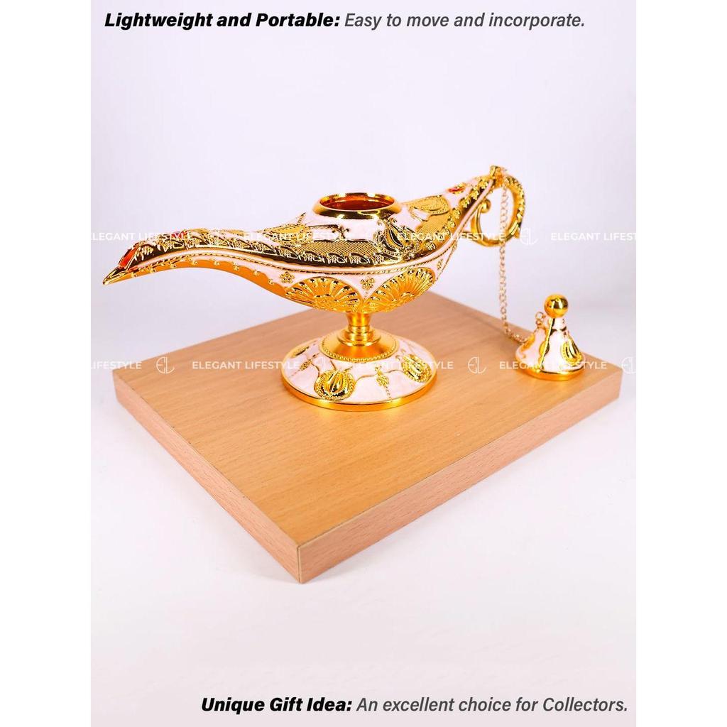 Vintage Aladdin Chirag Lamp-Luxurious Metal Jewelry Box,Decorative Showpiece,Home & Visit the ELEGANT LIFESTYLE Store