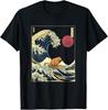 Capybara Kanagawa Welle Lustiges Surf-Tier T-Shirt