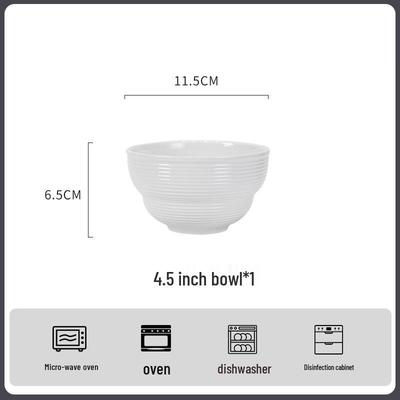 ZISIZ Jingdezhen Ceramic Noodle Bowl Set