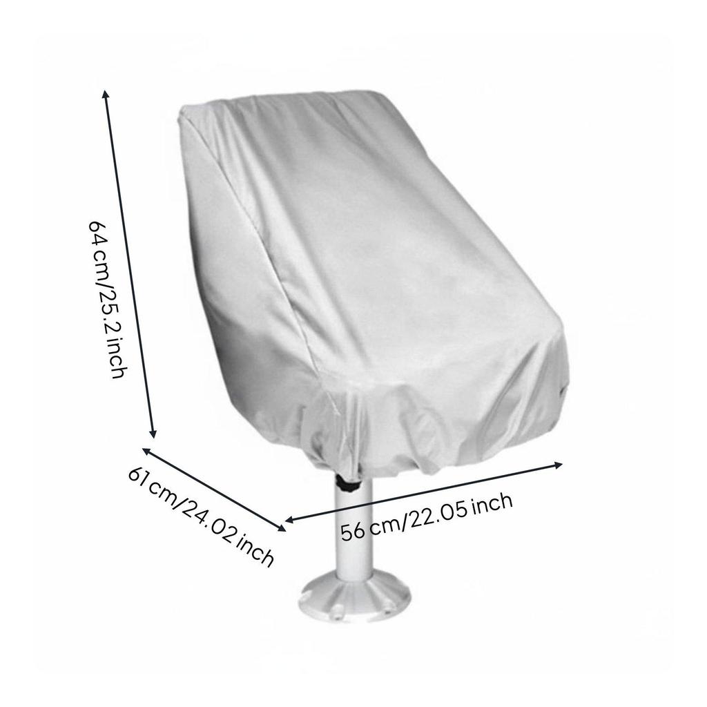 Boat Seat Cover Waterproof Marine Chair Dustproof Steering Station